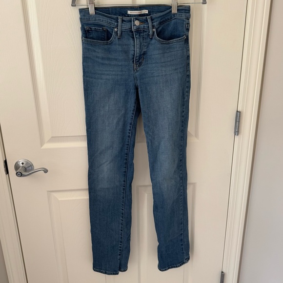 Levi's Denim - Levi's 314 Shaping Straight - Size 27 - Classic Blue Denim